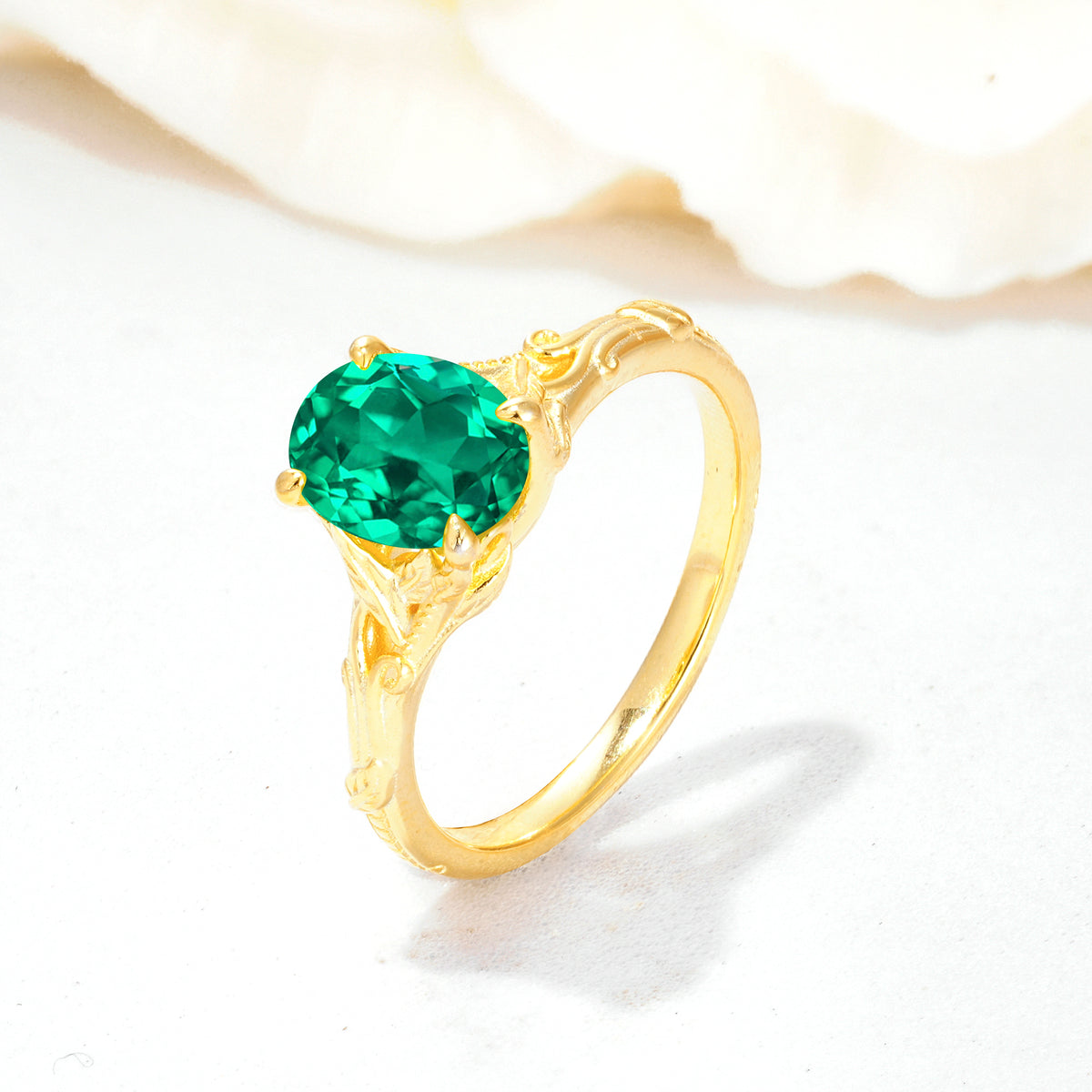 SR17592 Emerald Ring - Additional view
