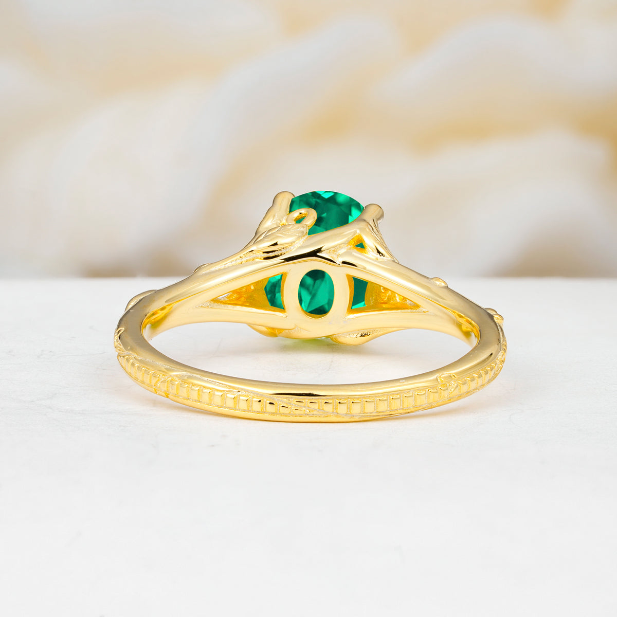SR17592 Emerald Ring - Additional view