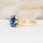 SR17592 Alexandrite Ring - White-Gold
