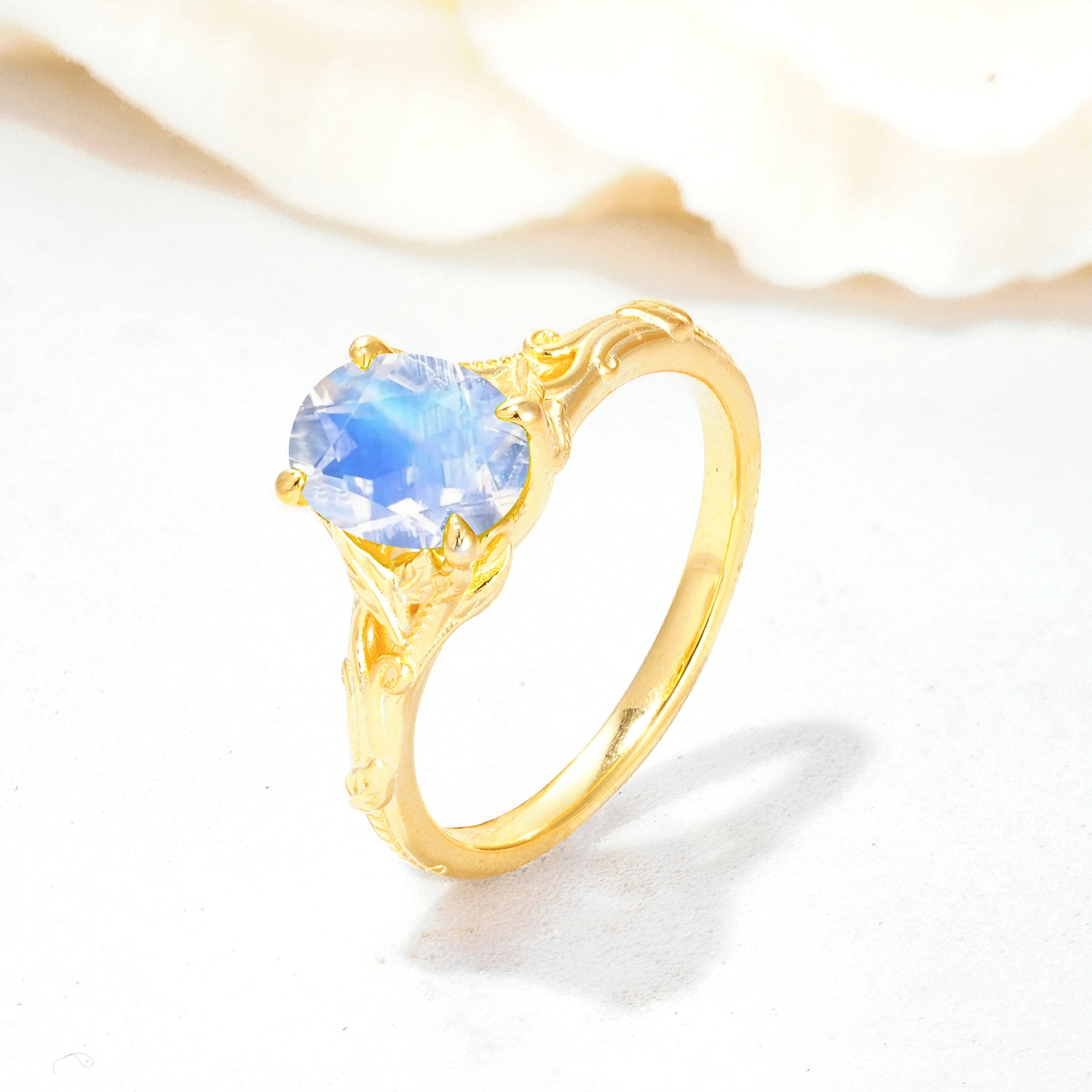 SR17592 Moonstone Ring - Additional view