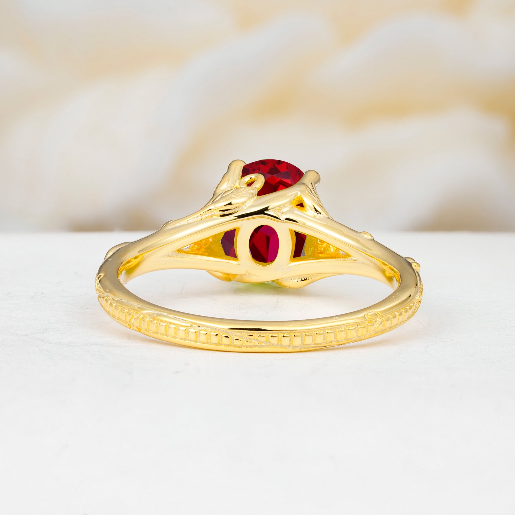 SR17592 Ruby Ring - Additional view
