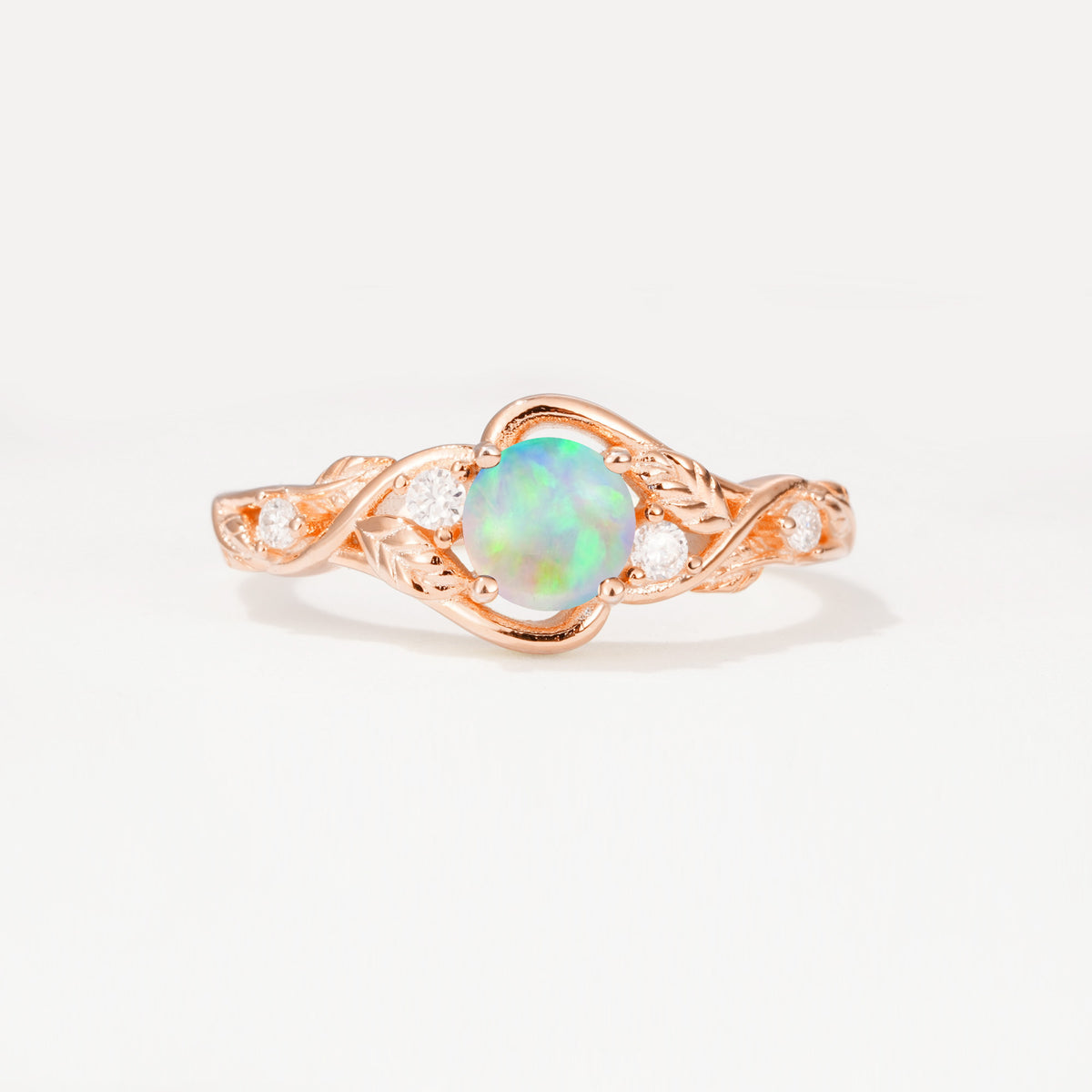 SR17596 Fire Opal Ring - Additional view