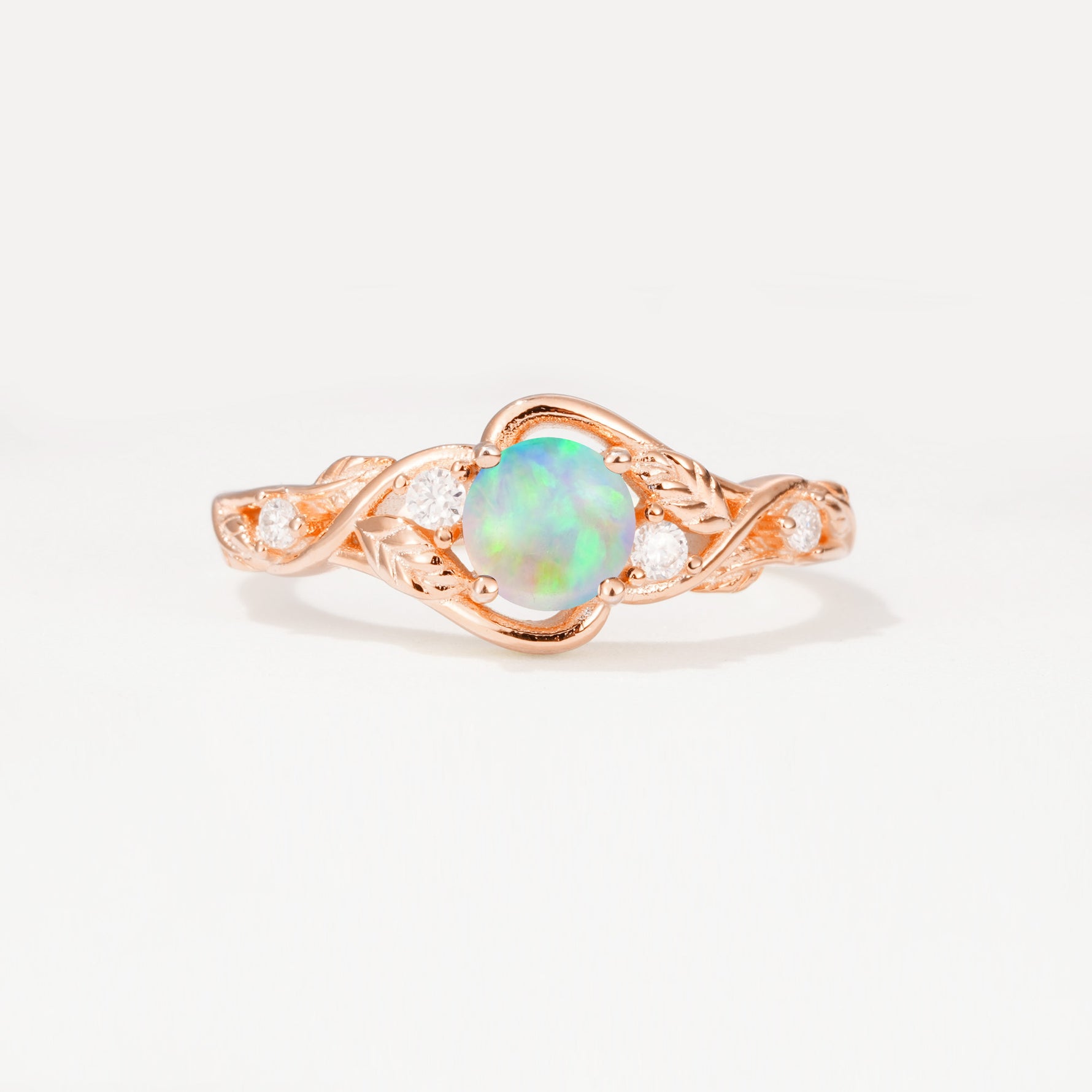 SR17596 Fire Opal Ring - Additional view