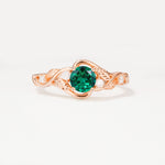 SR17596 Emerald Ring - Additional view