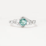 SR17596 Moss Agate Ring - Additional view