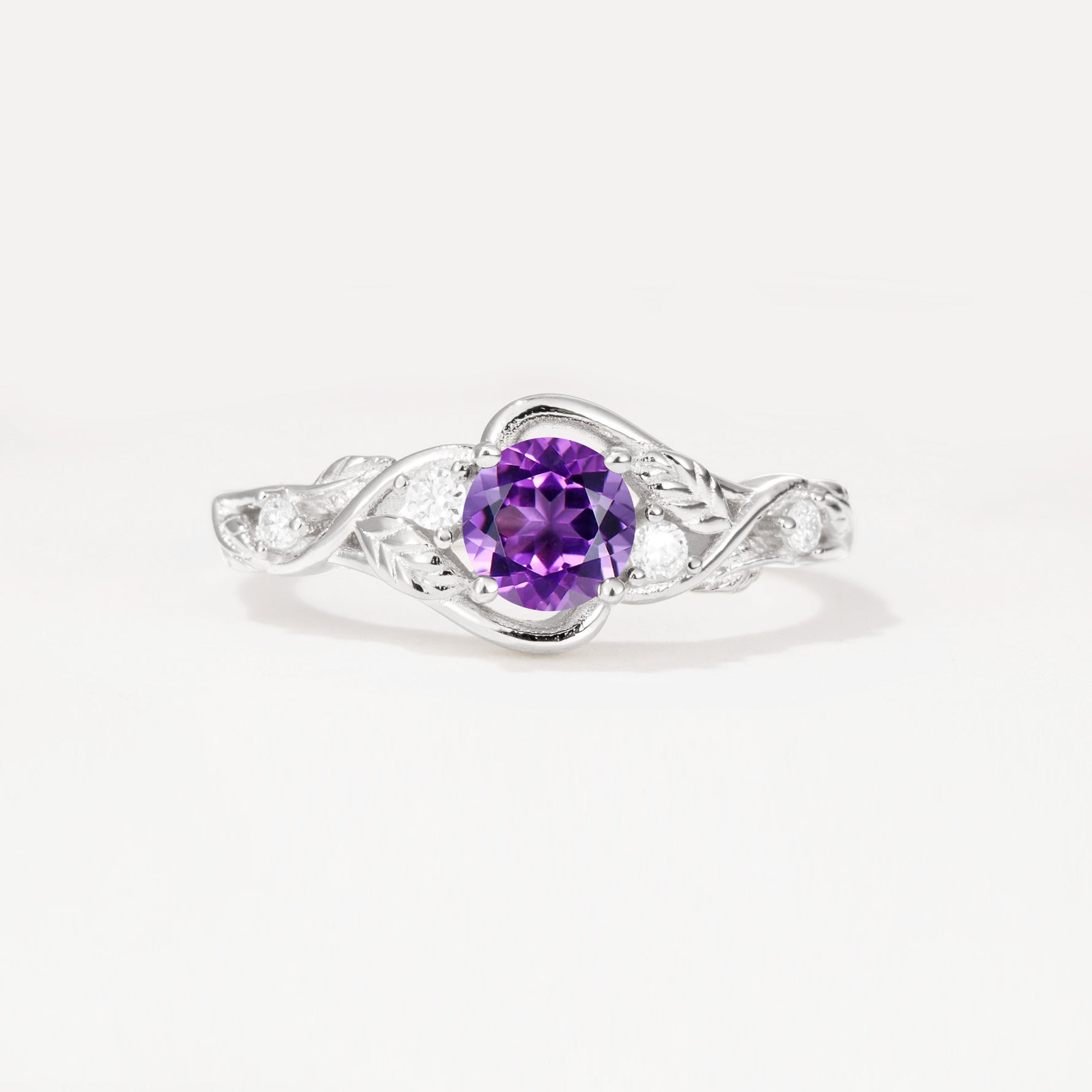 SR17596 Amethyst Ring - Additional view