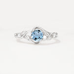 SR17596 Aquamarine Ring - Additional view