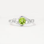 SR17596 Peridot Ring - Additional view