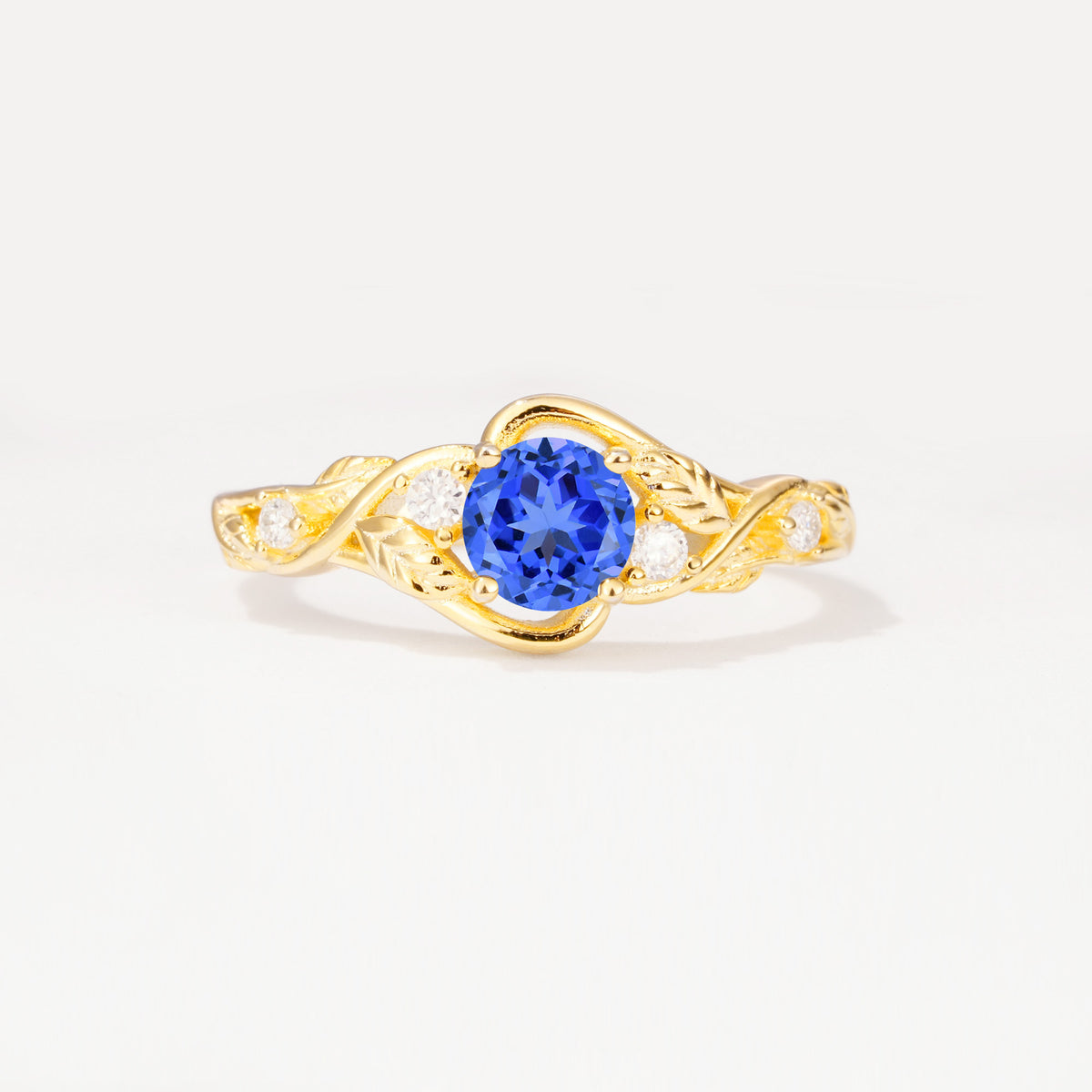 SR17596 Sapphire Ring - Yellow-Gold