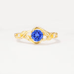 SR17596 Sapphire Ring - Yellow-Gold