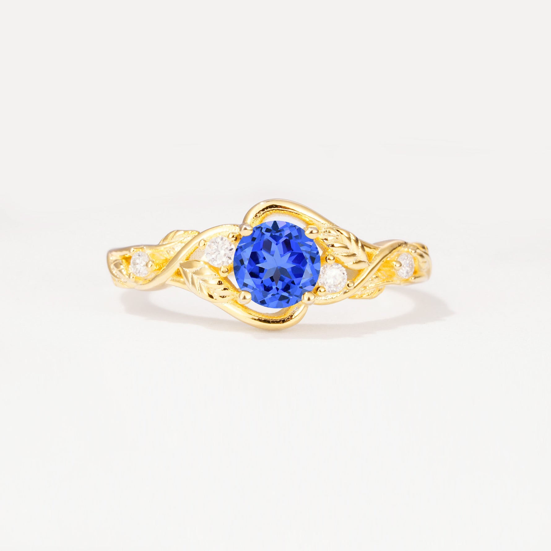 SR17596 Sapphire Ring - Yellow-Gold