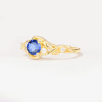SR17596 Sapphire Ring - White-Gold