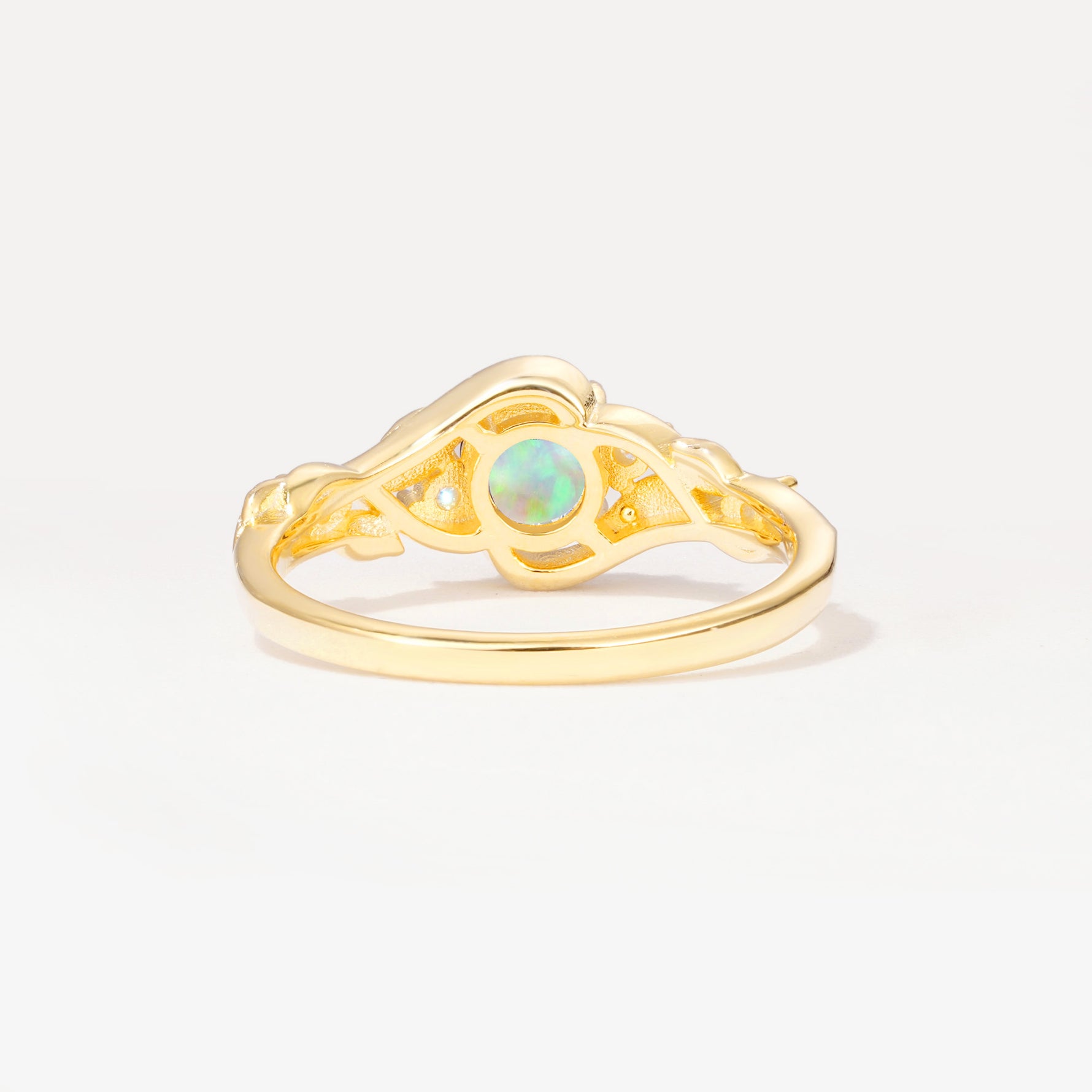 SR17596 Fire Opal Ring - Additional view