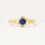 SR17596 Tanzanite Ring - Yellow-Gold