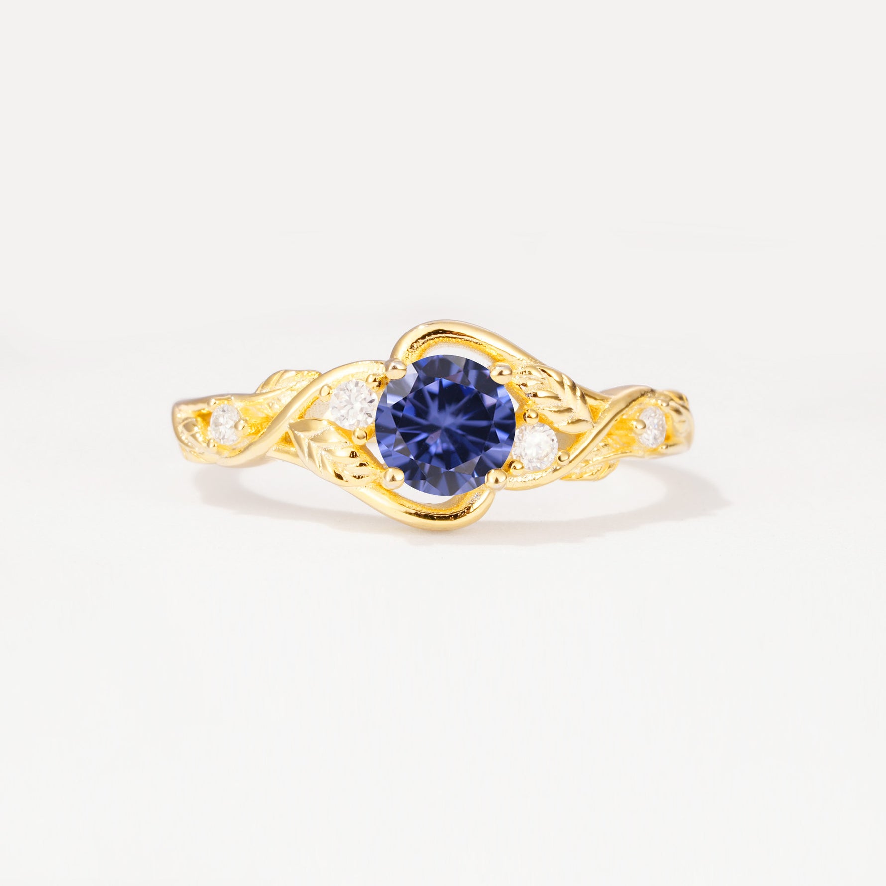 SR17596 Tanzanite Ring - Yellow-Gold
