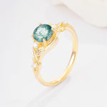 SR17596 Moss Agate Ring - Additional view