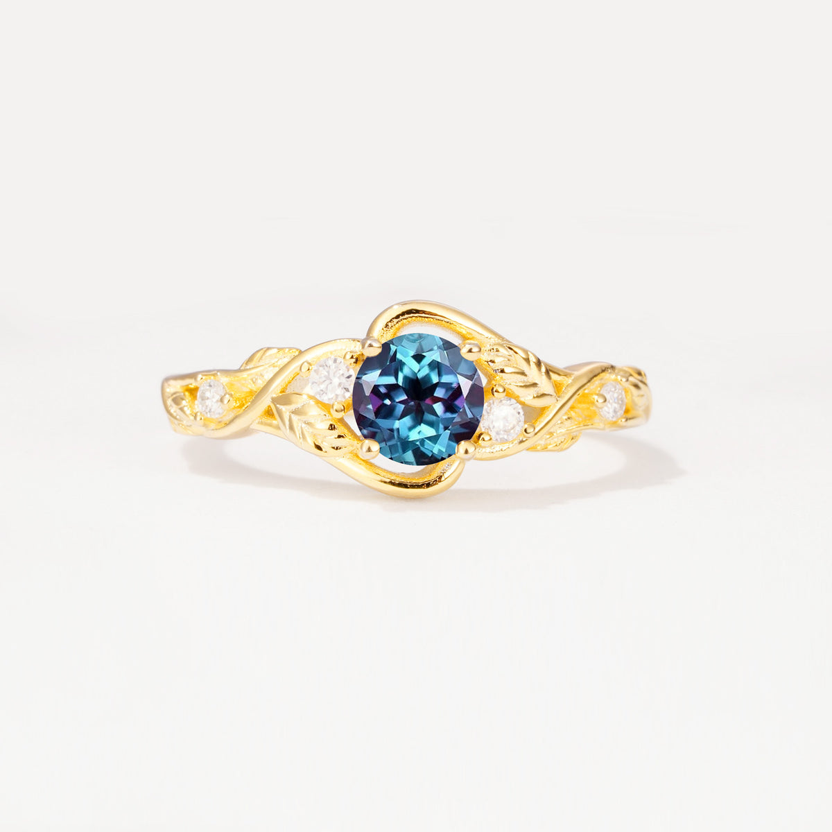 SR17596 Alexandrite Ring - Yellow-Gold