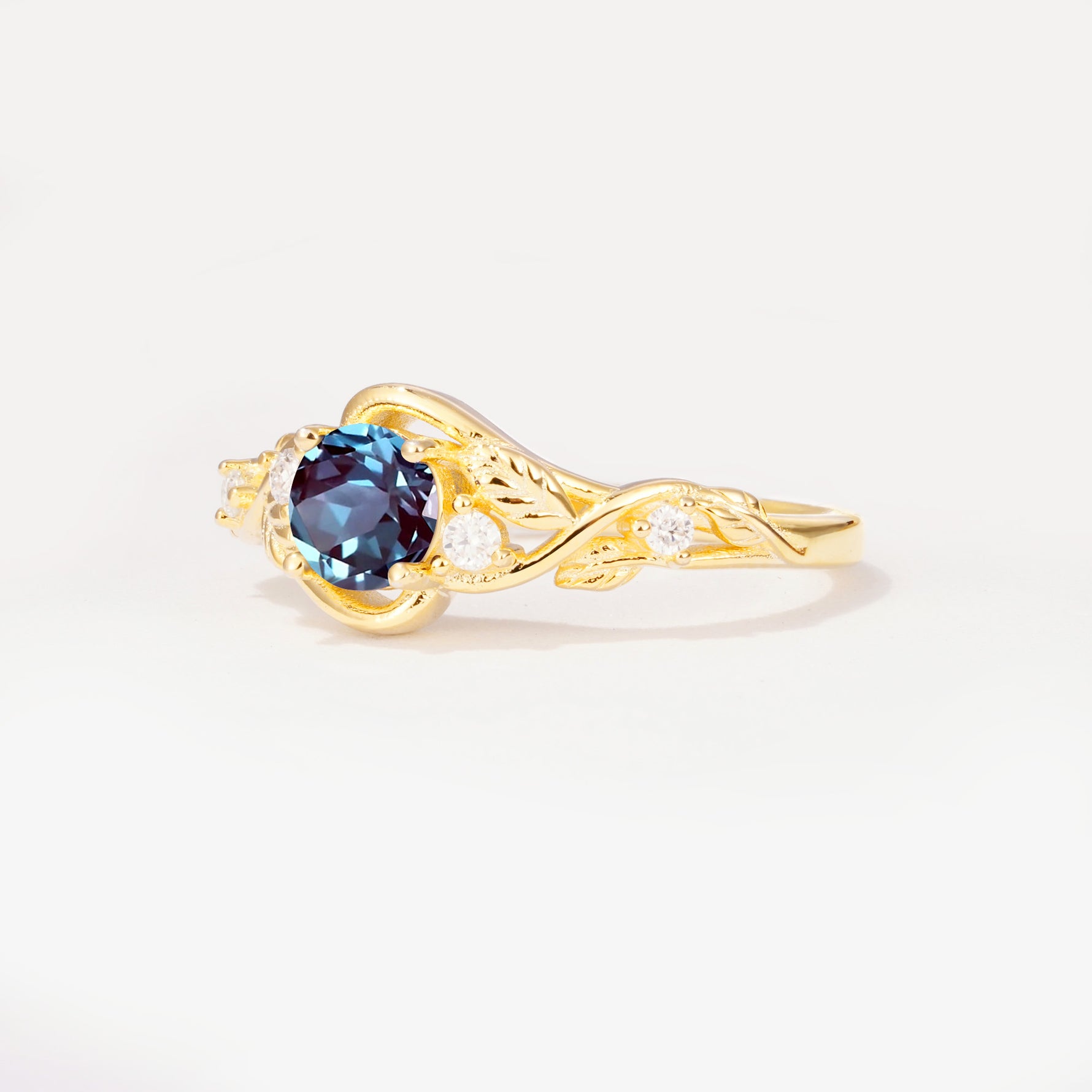 SR17596 Alexandrite Ring - White-Gold