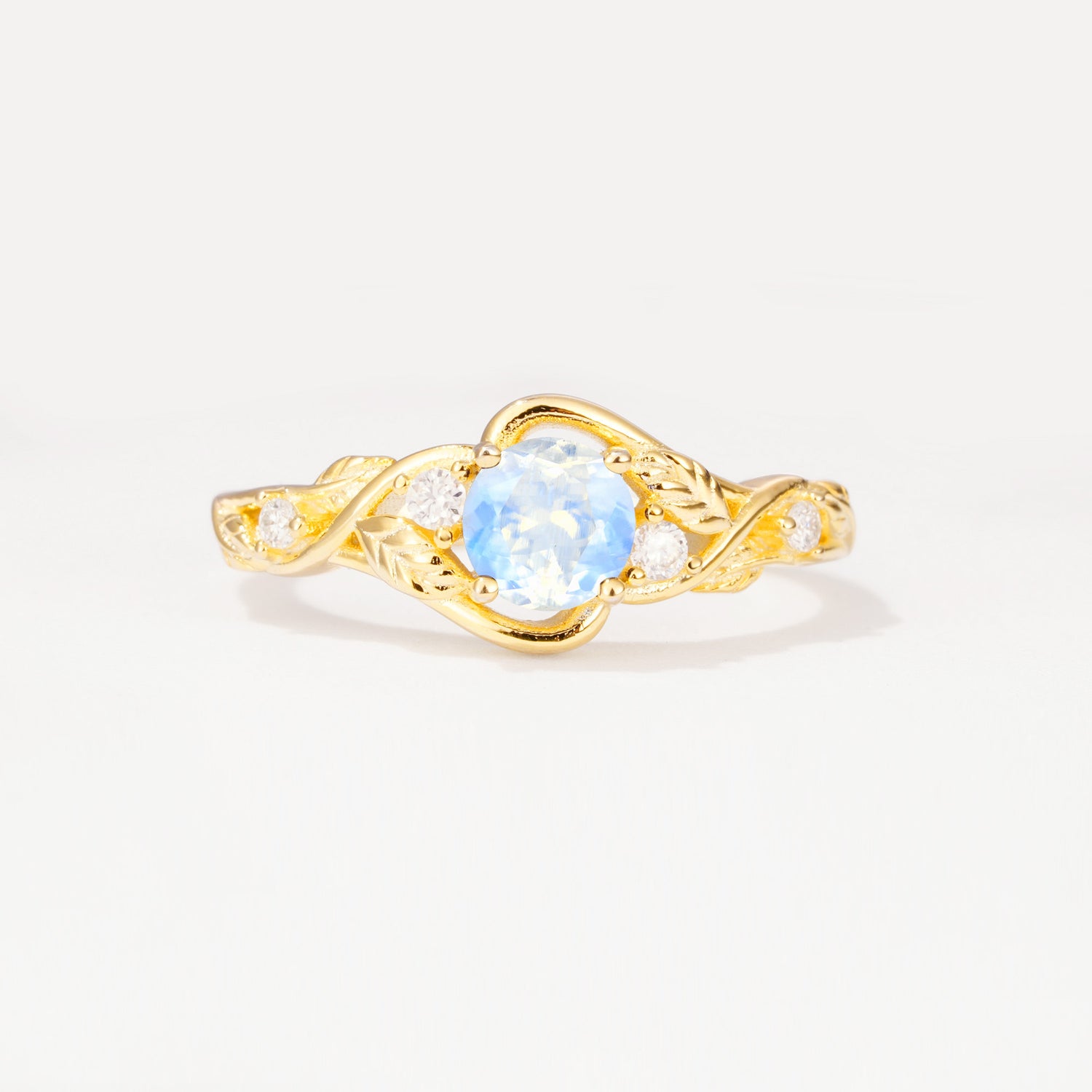SR17596 Moonstone Ring - Yellow-Gold