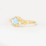 SR17596 Moonstone Ring - White-Gold
