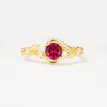 SR17596 Ruby Ring - Yellow-Gold