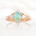 SR17598 Fire Opal Ring - Additional view