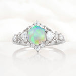 SR17598 Fire Opal Ring - Additional view