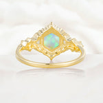 SR17598 Fire Opal Ring - Additional view