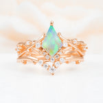 SR17607 Fire Opal Ring - Additional view