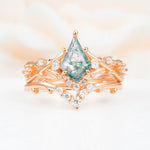 SR17607 Moss Agate Ring - Additional view