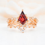 SR17607 Garnet Ring - Additional view