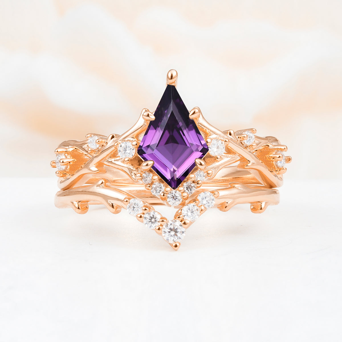 SR17607 Amethyst Ring - Additional view