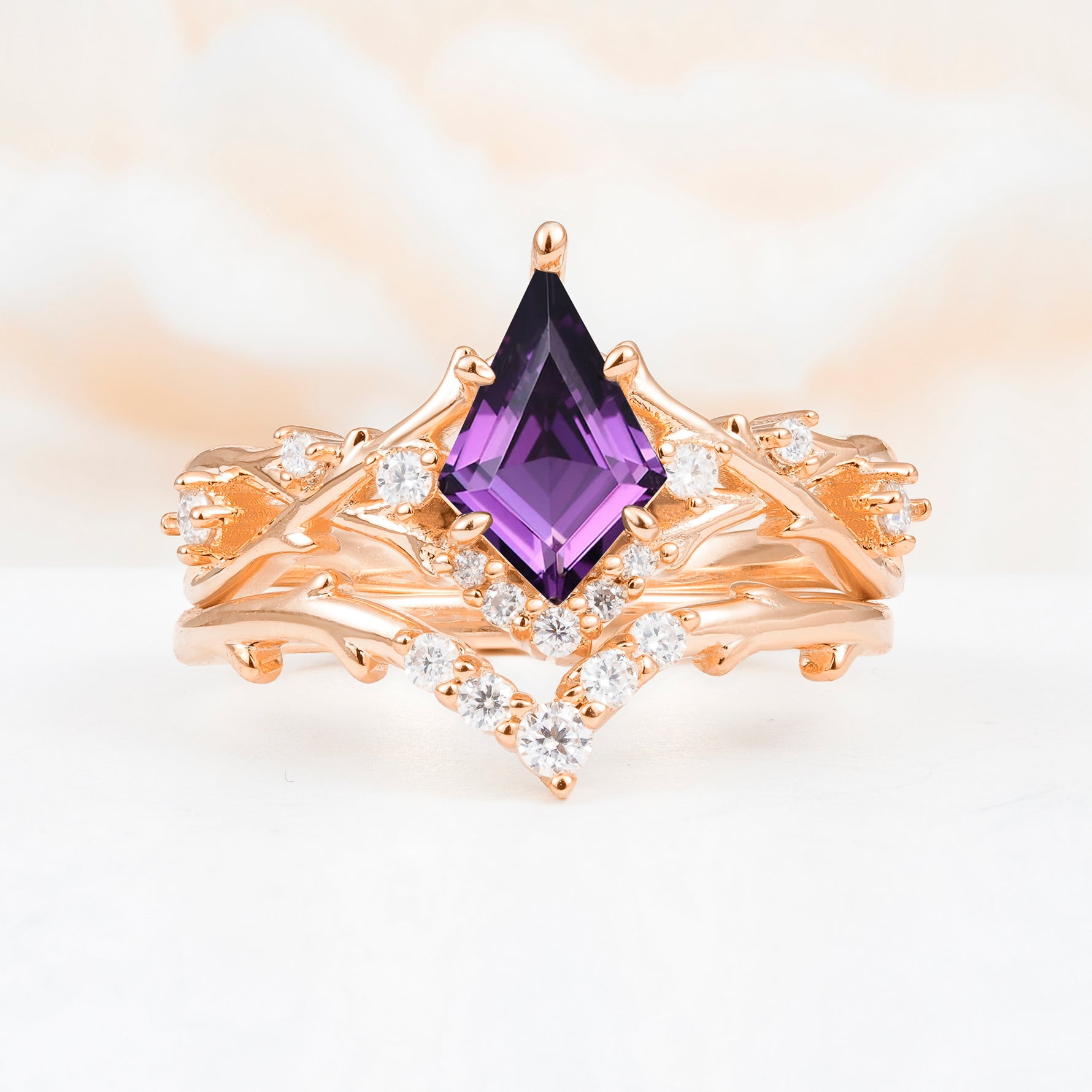 SR17607 Amethyst Ring - Additional view
