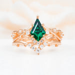 SR17607 Emerald Ring - Additional view