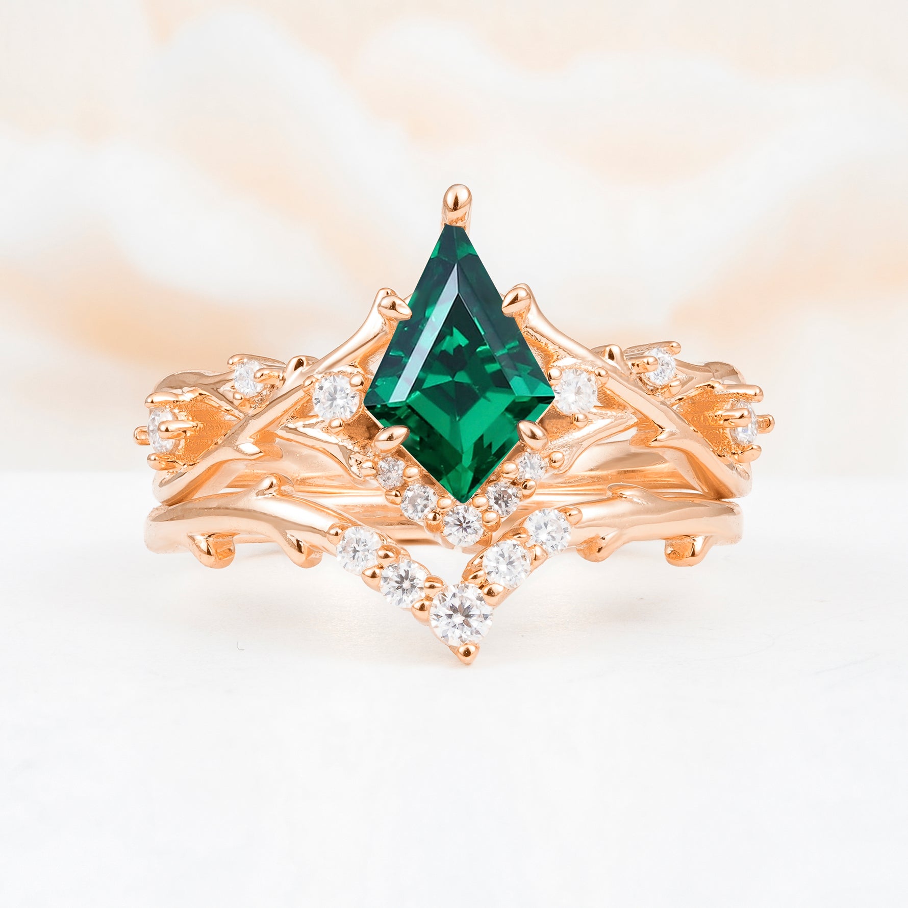 SR17607 Emerald Ring - Additional view