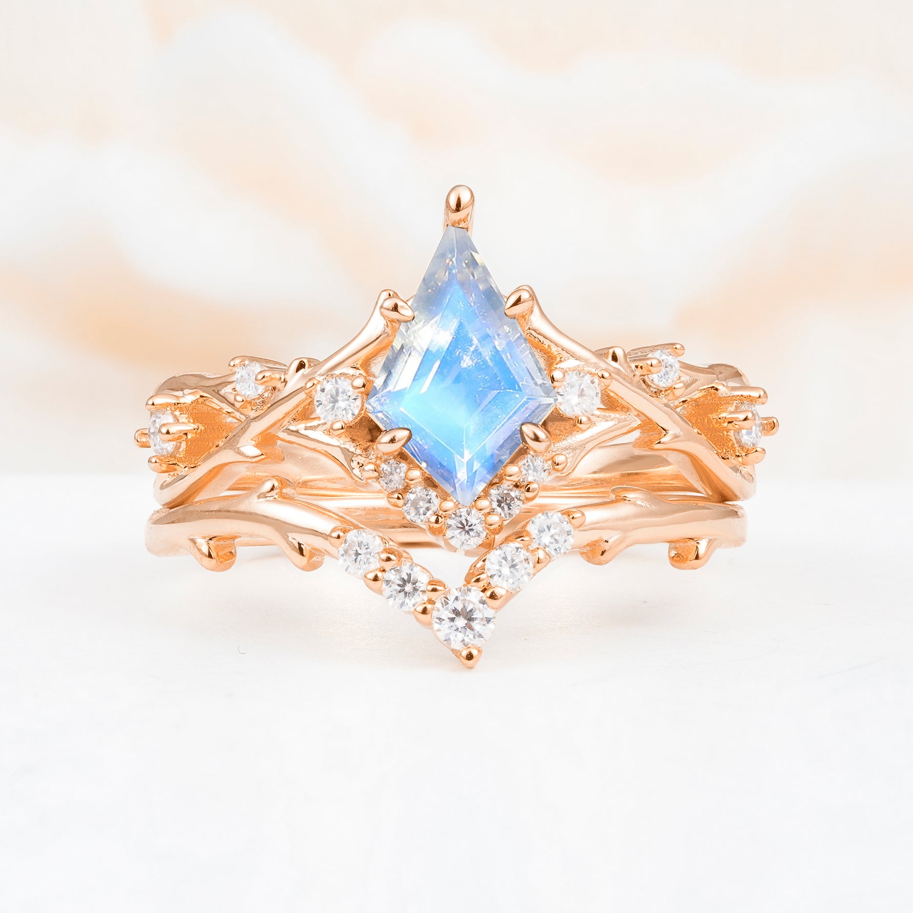 SR17607 Moonstone Ring - Additional view