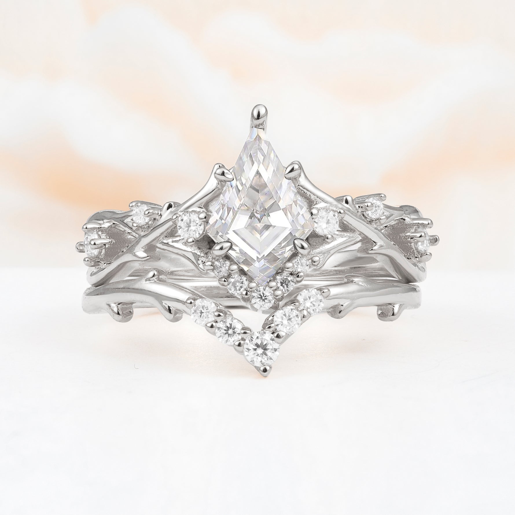 SR17607 Moissanite Ring - Additional view