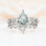 SR17607 Moss Agate Ring - Additional view