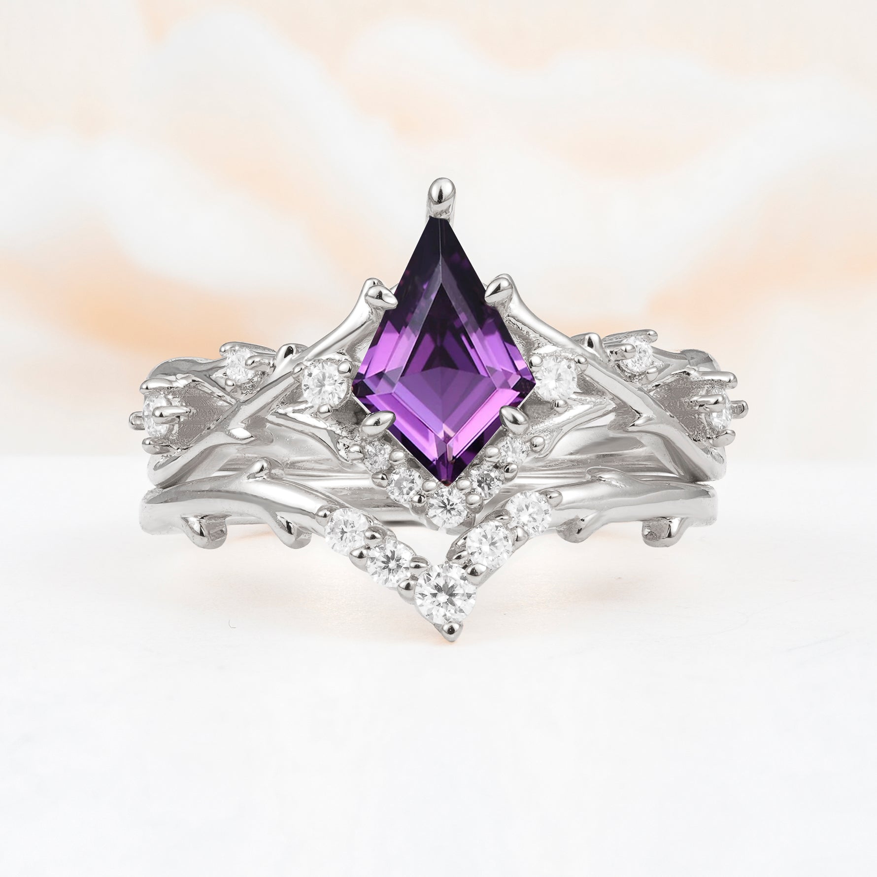 SR17607 Amethyst Ring - Additional view