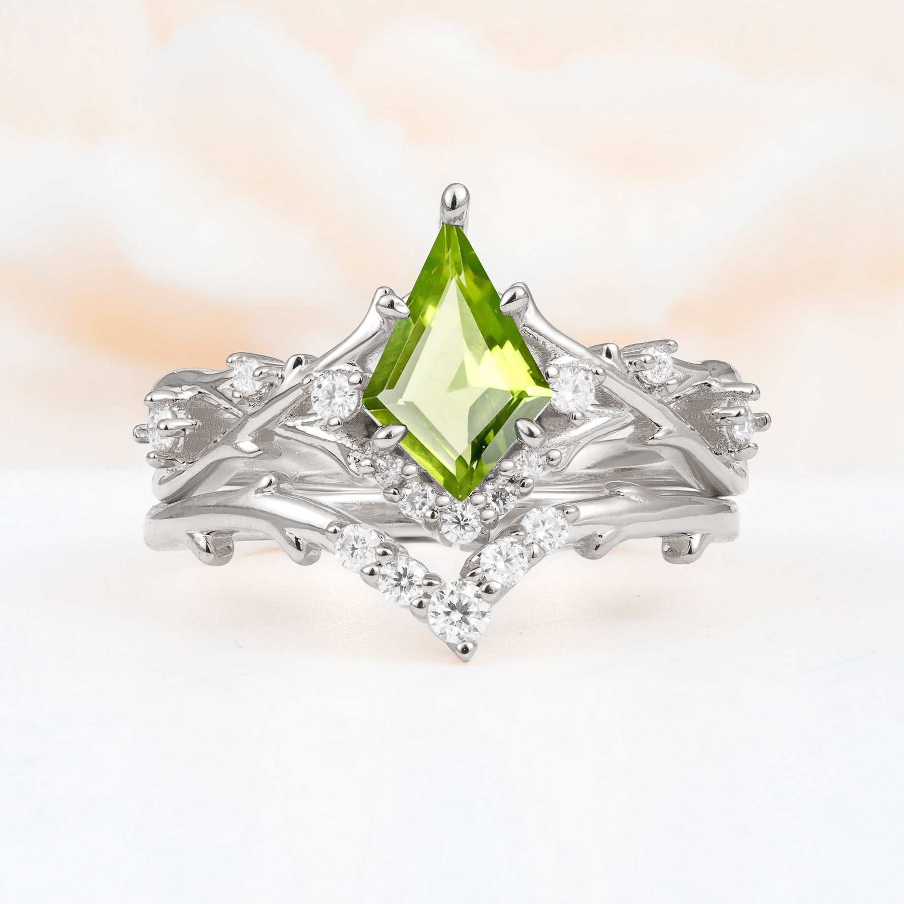 SR17607 Peridot Ring - Additional view