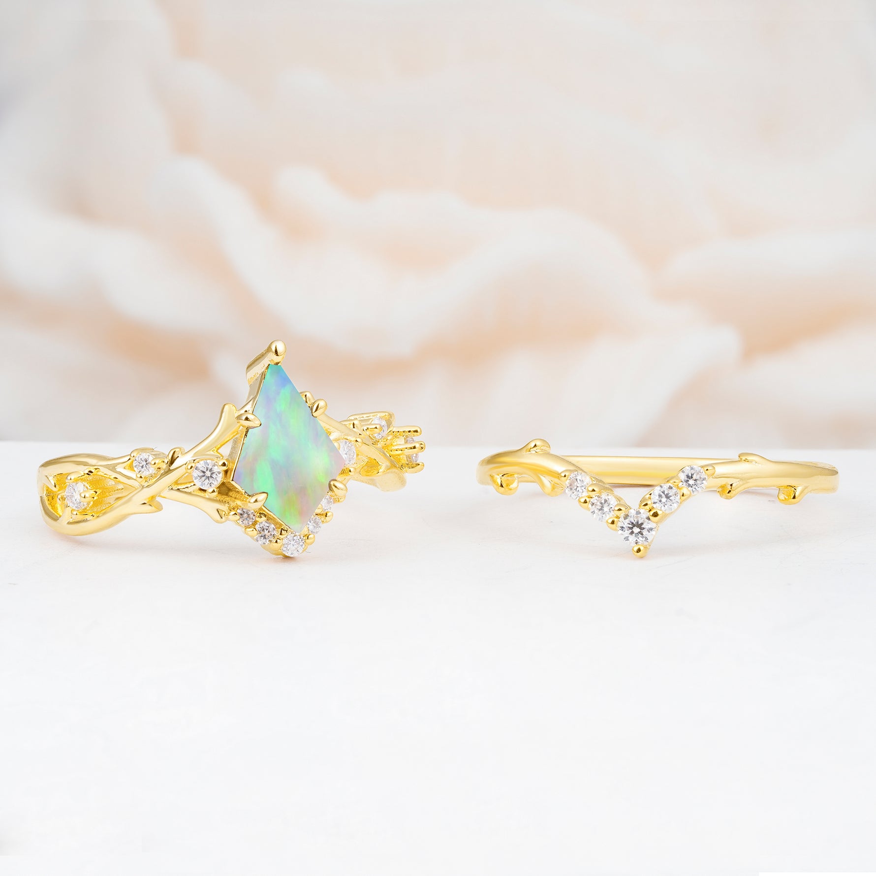 SR17607 Fire Opal Ring - Additional view