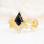 SR17607 Black Onyx Ring - White-Gold