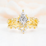 SR17607 Lab Diamond Ring - Yellow-Gold