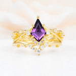 SR17607 Amethyst Ring - Yellow-Gold