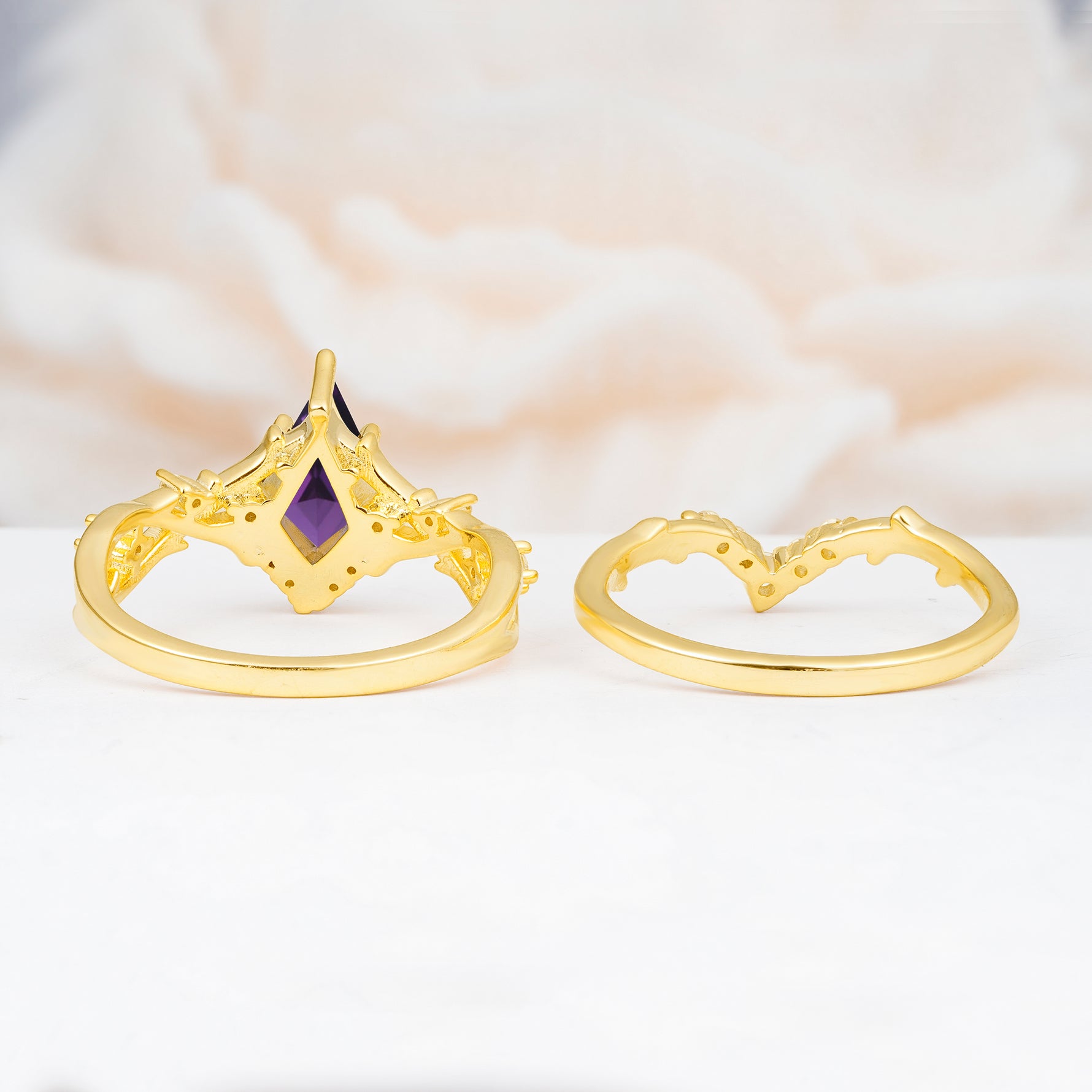 SR17607 Amethyst Ring - Additional view