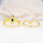 SR17607 Emerald Ring - Additional view