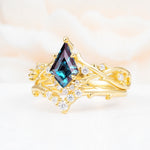 SR17607 Alexandrite Ring - White-Gold