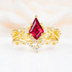 SR17607 Ruby Ring - Yellow-Gold