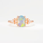 SR17613 Fire Opal Ring - Additional view