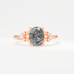 SR17613 Black Rutilated Quartz Ring - Additional view